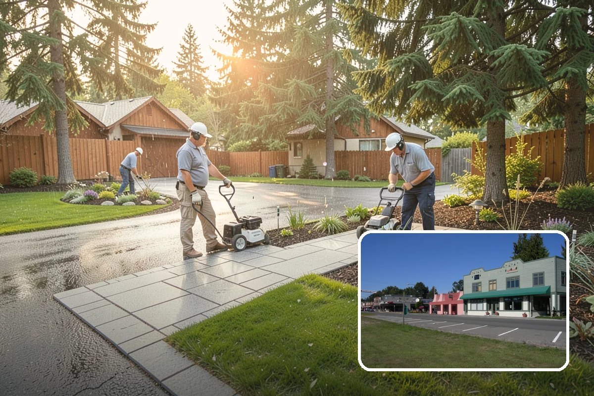 Hedge Planting in Snoqualmie, King County, WA - Living privacy and boundary screening