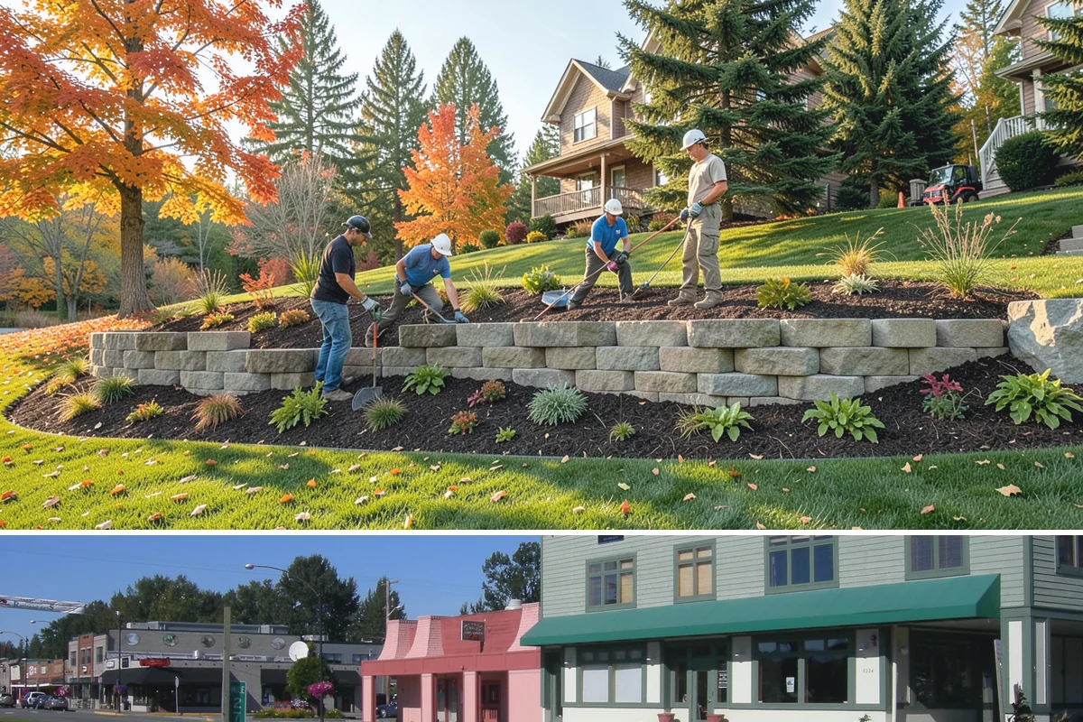 Hedge Planting in Snoqualmie, King County, WA - Best planted spring or fall so the hedge establishes before its first full growing season.