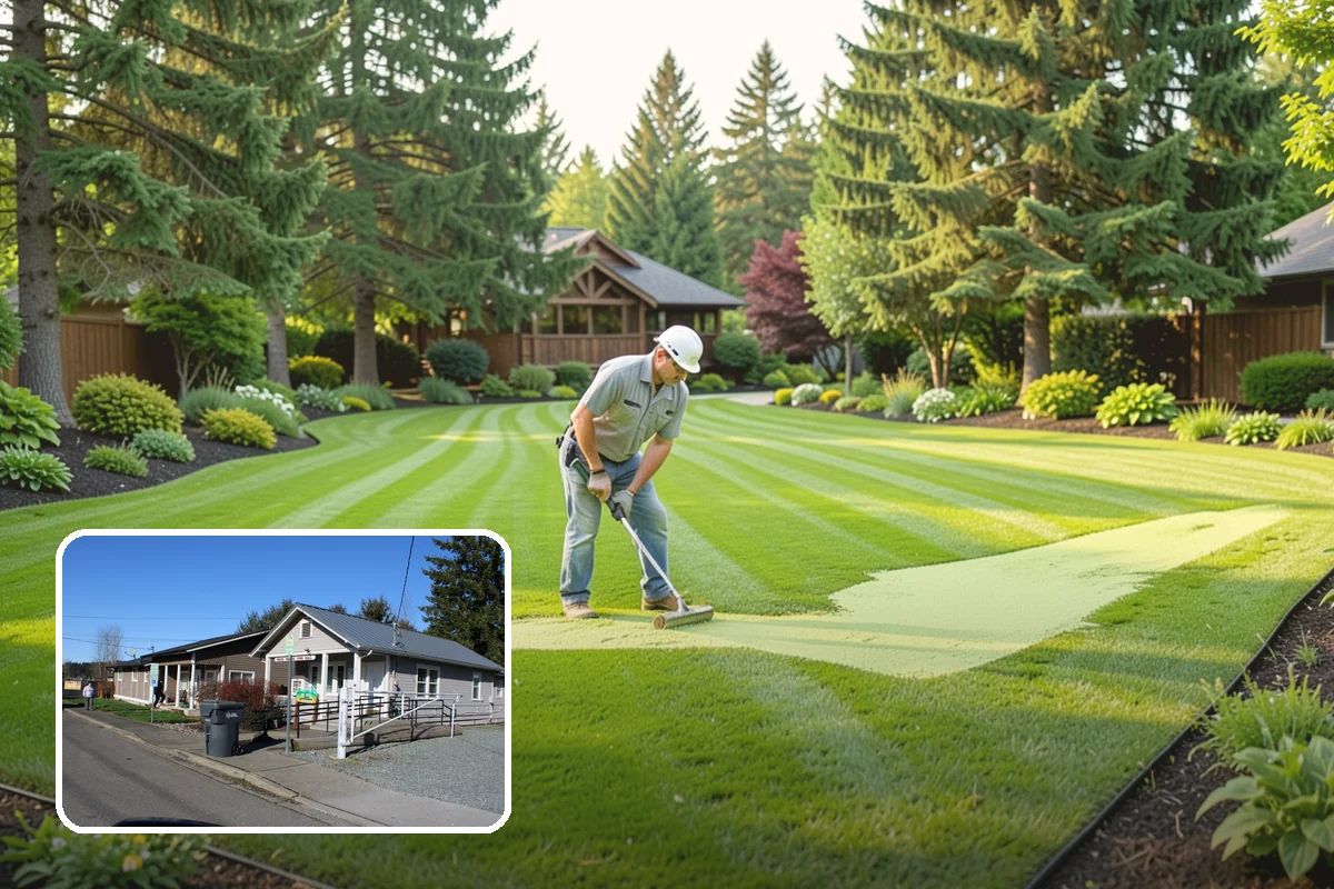 Hedge Planting in South Prairie, Pierce County, WA - Living privacy and boundary screening