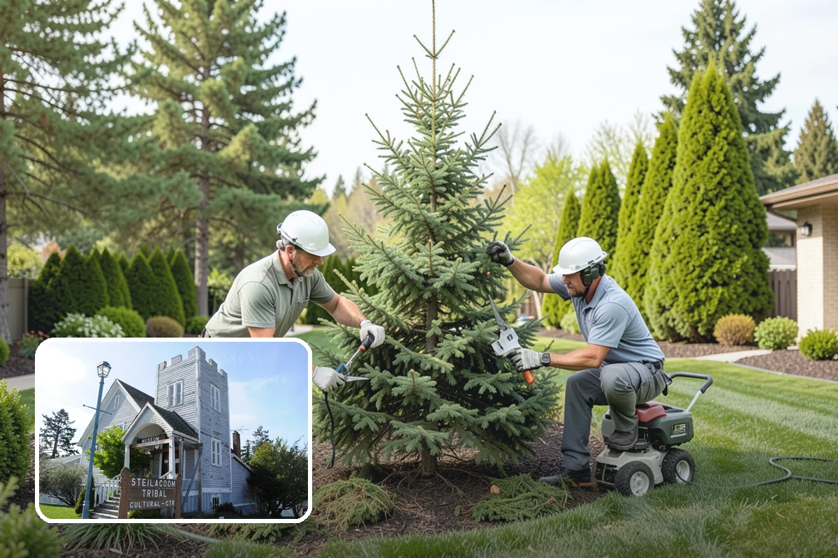 Hedge Planting in Steilacoom, Pierce County, WA - Living privacy and boundary screening