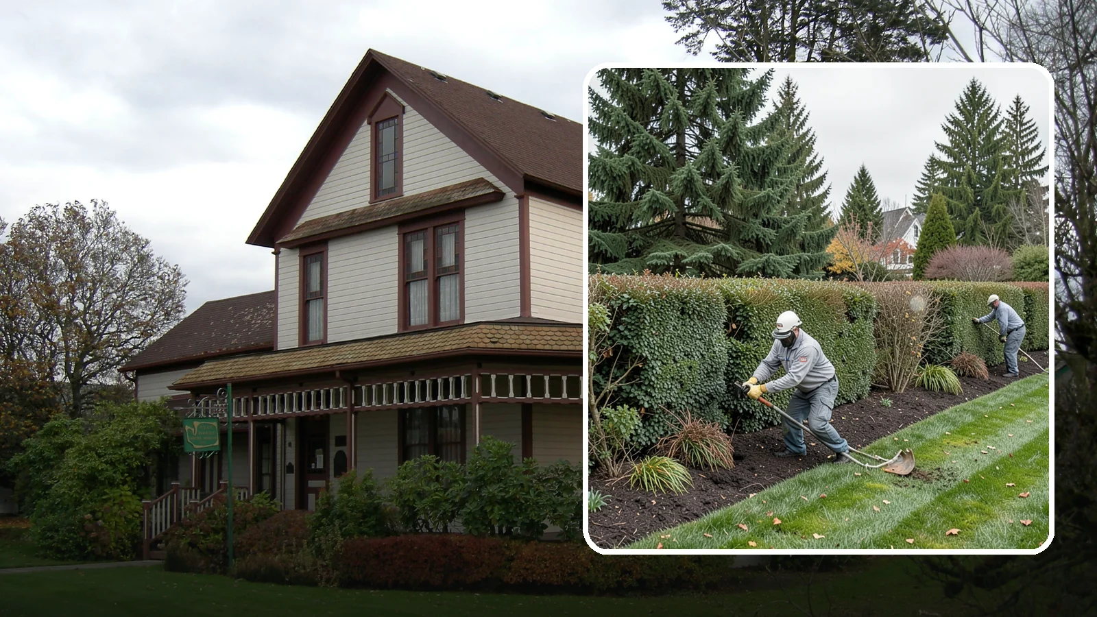 Hedge Planting in Sumner, Pierce County, WA - Living privacy and boundary hedges planted at proper spacing for fast, full screening.