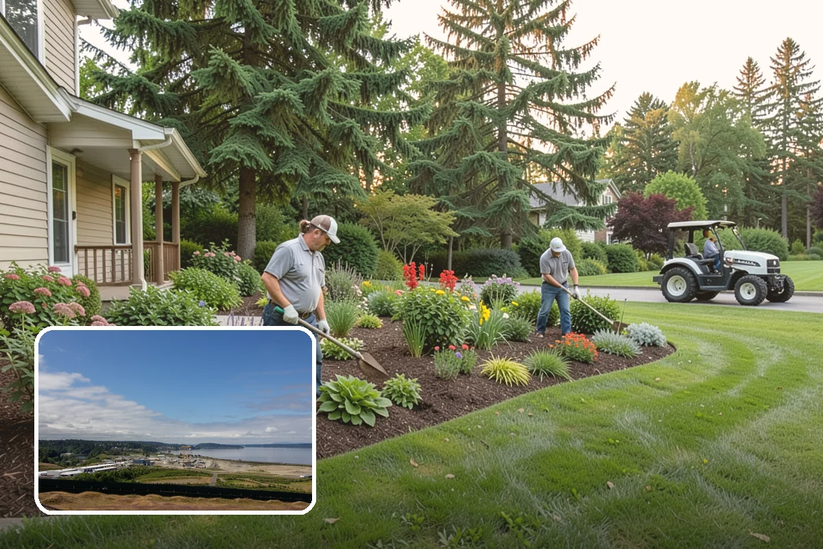 Hedge Planting in University Place, Pierce County, WA - Living privacy and boundary screening