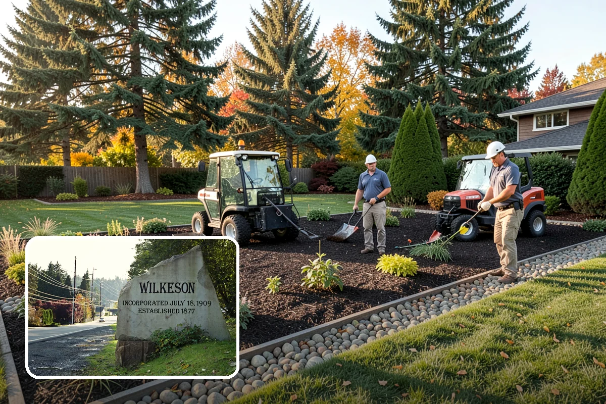 Hedge Planting in Wilkeson, Pierce County, WA - Living privacy and boundary screening