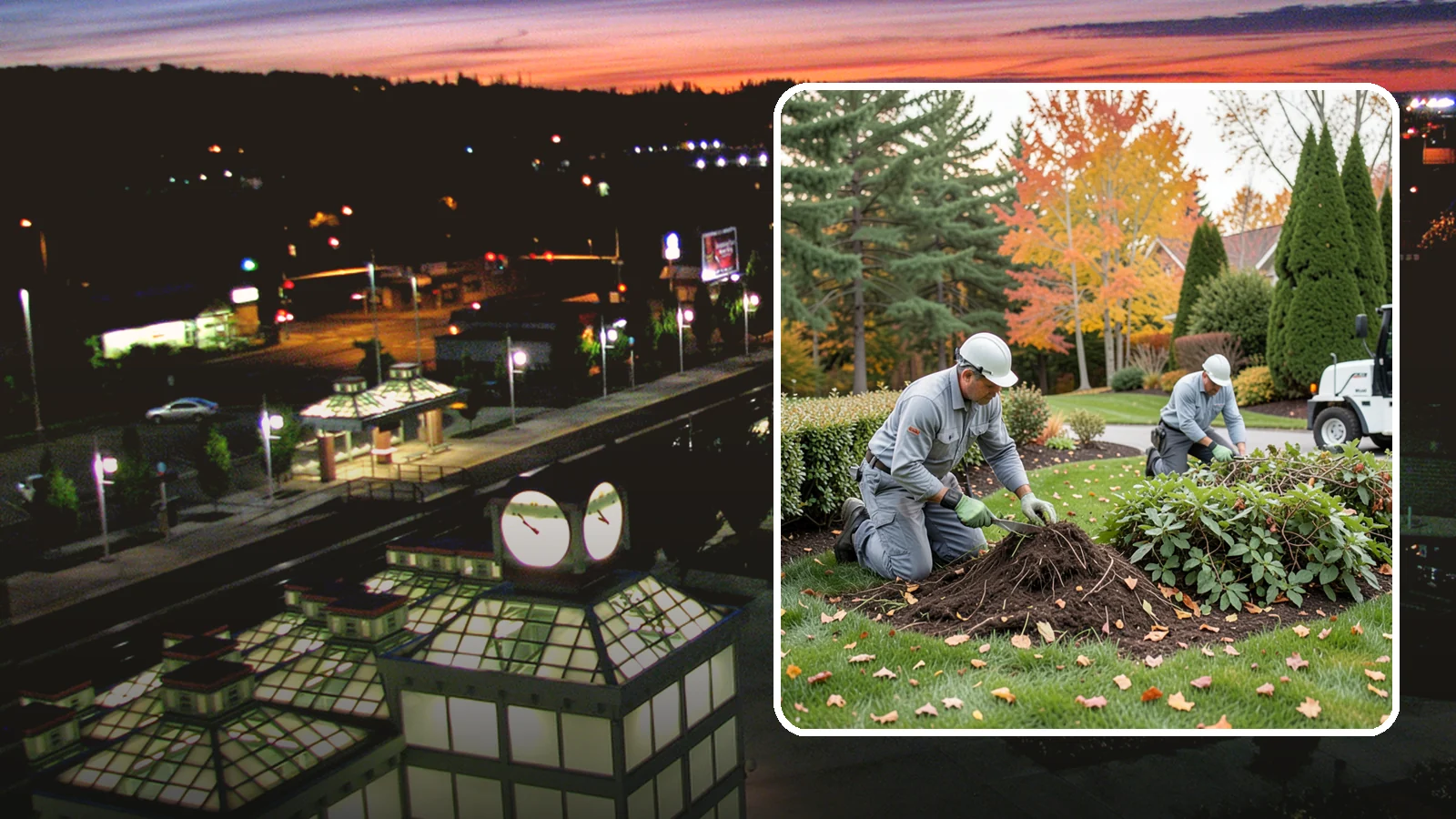 Hedge Removal in Auburn, King County, WA - Complete hedge removal that clears tired or overgrown hedges down to the roots and reopens the space.