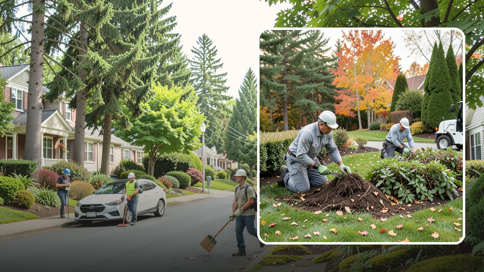 Hedge Removal in Beaux Arts Village, King County, WA - Complete hedge removal that clears tired or overgrown hedges down to the roots and reopens the space.