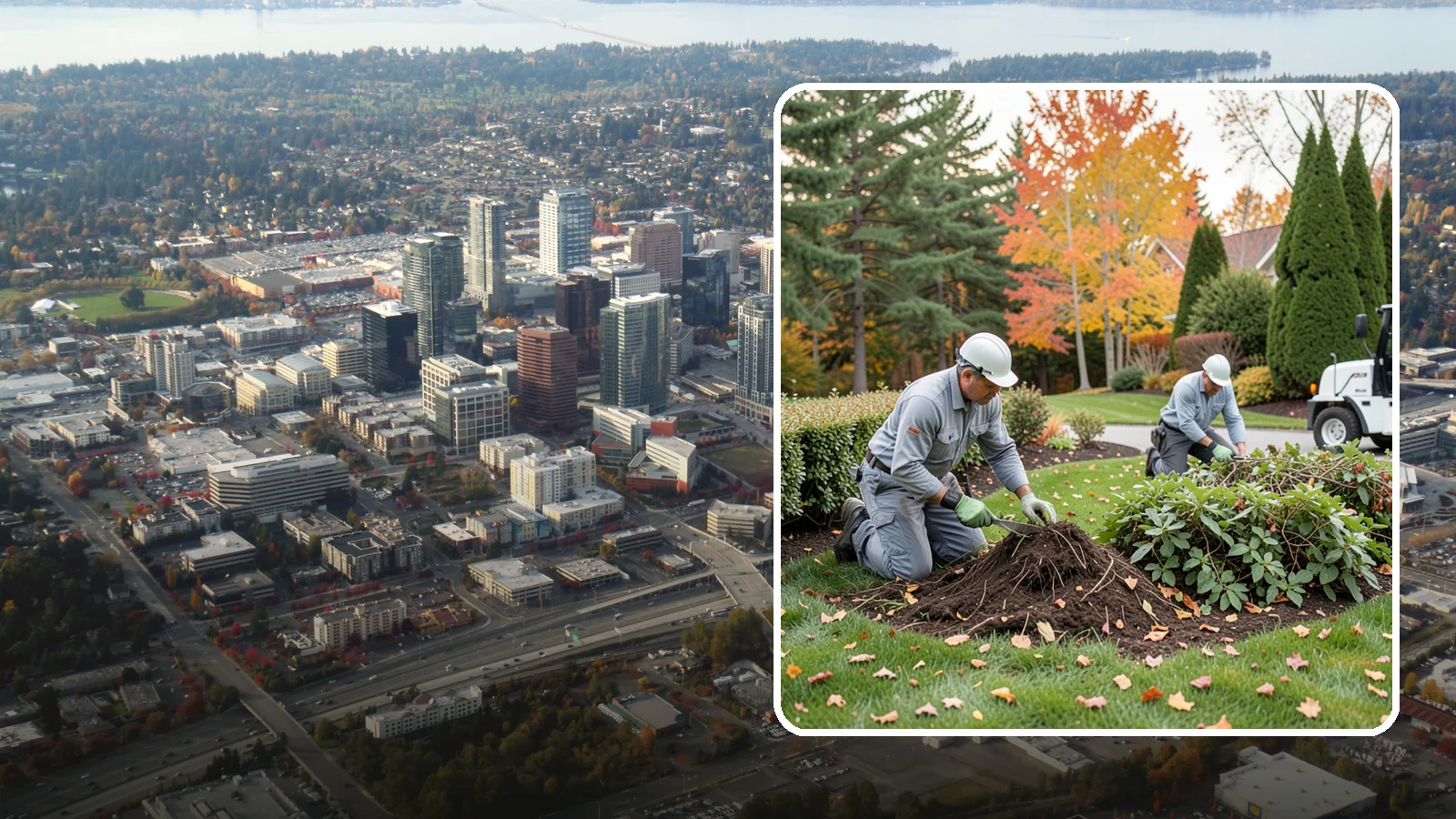 Hedge Removal in Bellevue, King County, WA - Complete hedge removal that clears tired or overgrown hedges down to the roots and reopens the space.