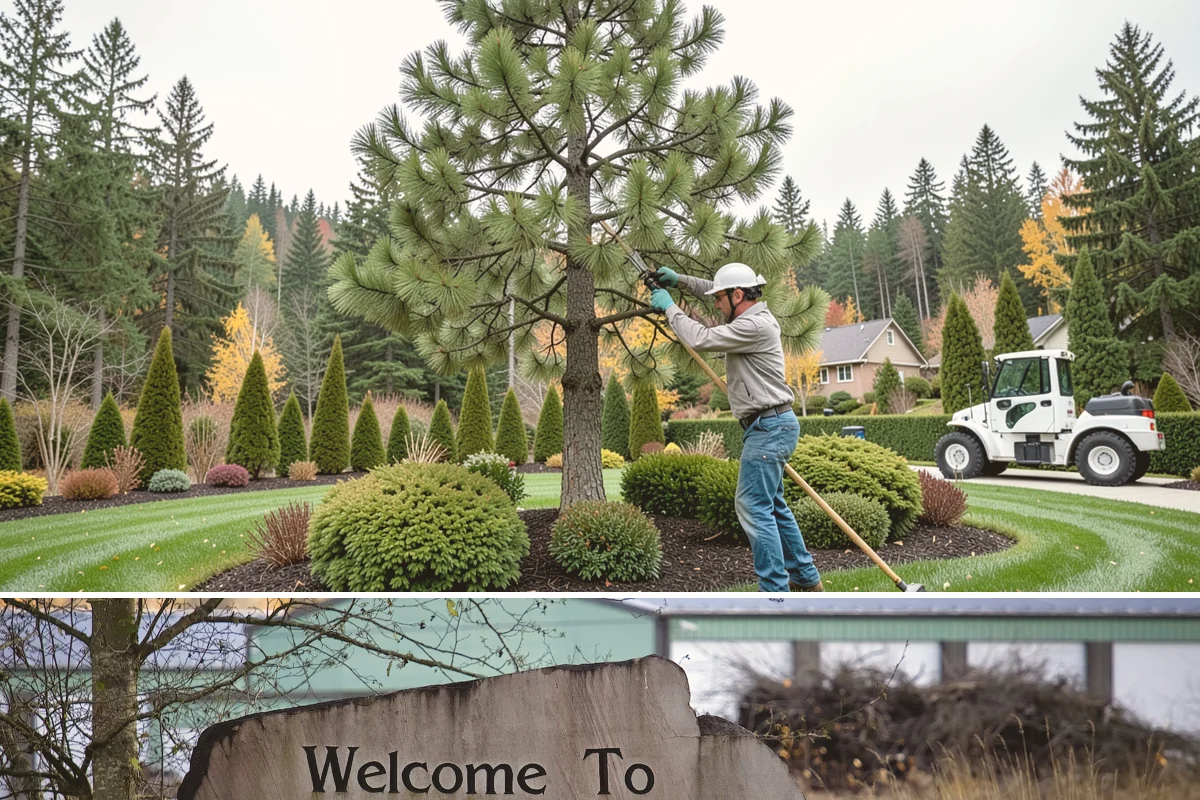 Hedge Removal in Buckley, Pierce County, WA - Removal can be done year-round in the mild Puget Sound climate, with fall and winter easiest on surrounding lawn.