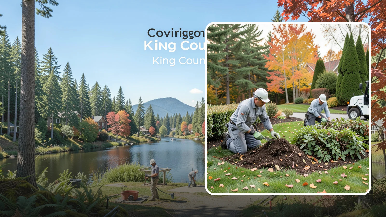 Hedge Removal in Covington, King County, WA - Complete hedge removal that clears tired or overgrown hedges down to the roots and reopens the space.