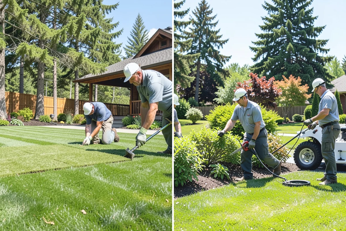 Hedge Removal in Des Moines, King County, WA - Cut the hedge down in manageable sections