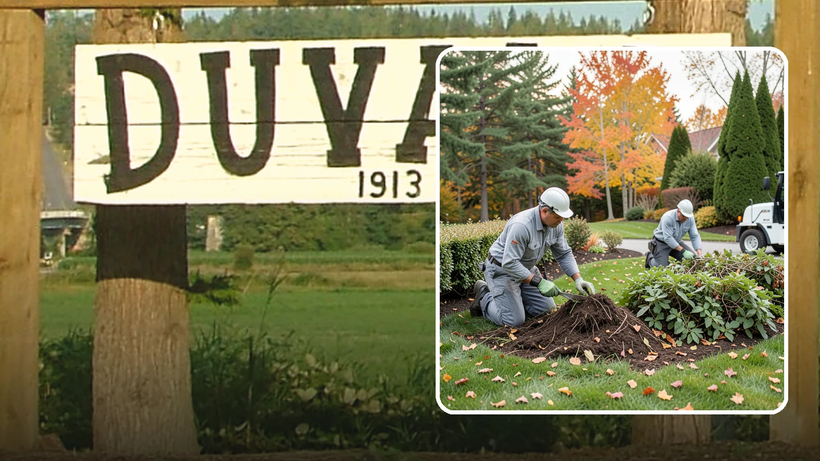 Hedge Removal in Duvall, King County, WA - Complete hedge removal that clears tired or overgrown hedges down to the roots and reopens the space.