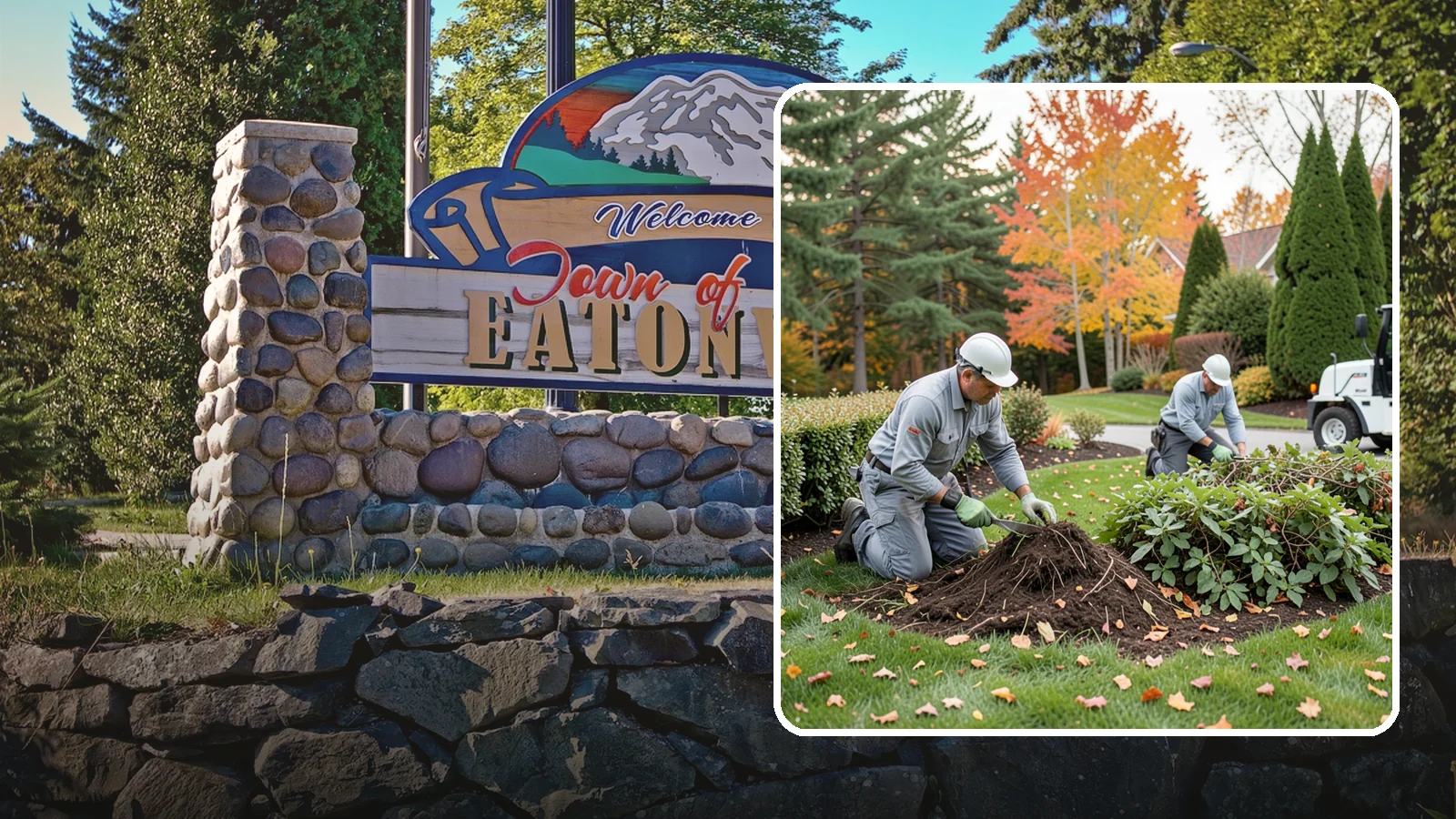 Hedge Removal in Eatonville, Pierce County, WA - Complete hedge removal that clears tired or overgrown hedges down to the roots and reopens the space.