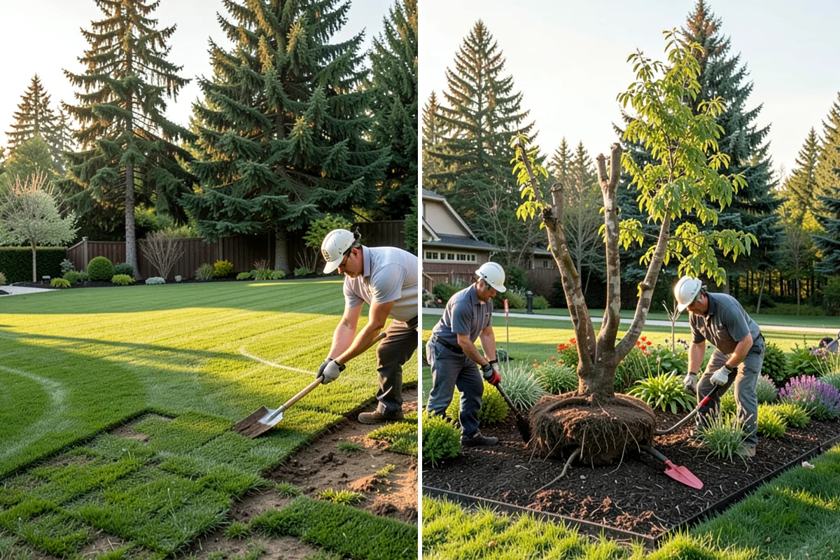 Hedge Removal in Fircrest, Pierce County, WA - Cut the hedge down in manageable sections