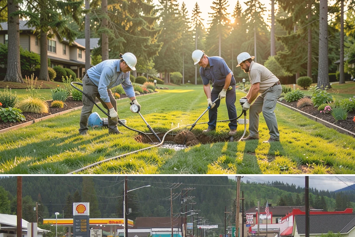 Hedge Removal in Granite Falls, Snohomish County, WA - Removal can be done year-round in the mild Puget Sound climate, with fall and winter easiest on surrounding lawn.