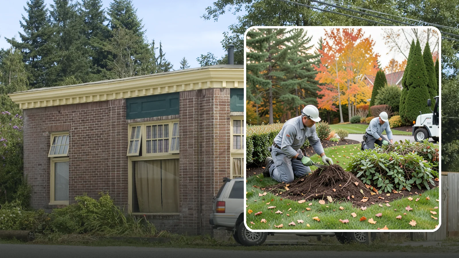 Hedge Removal in Hamilton, Skagit County, WA - Complete hedge removal that clears tired or overgrown hedges down to the roots and reopens the space.