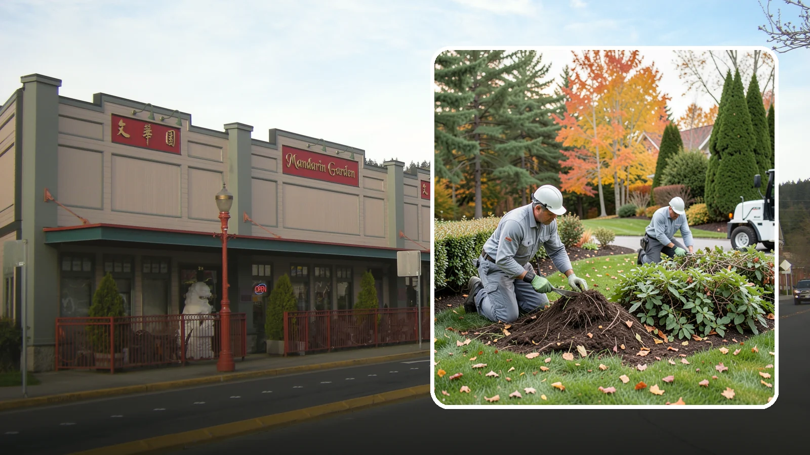 Hedge Removal in Issaquah, King County, WA - Complete hedge removal that clears tired or overgrown hedges down to the roots and reopens the space.