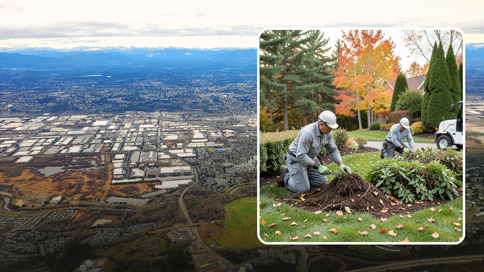 Hedge Removal in Kent, King County, WA - Complete hedge removal that clears tired or overgrown hedges down to the roots and reopens the space.