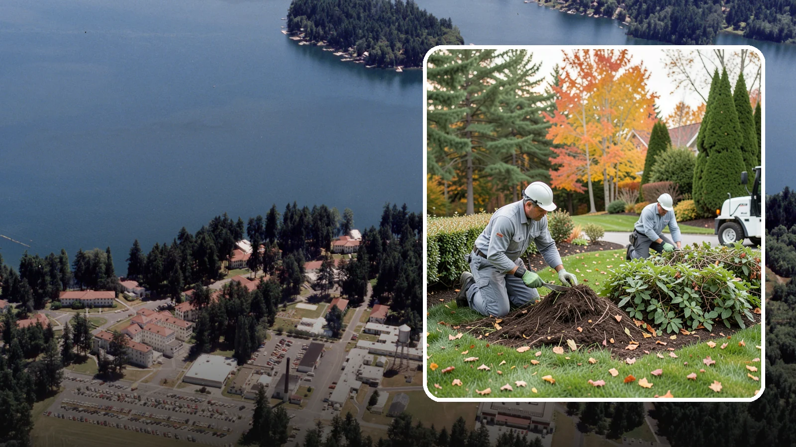 Hedge Removal in Lakewood, Pierce County, WA - Complete hedge removal that clears tired or overgrown hedges down to the roots and reopens the space.