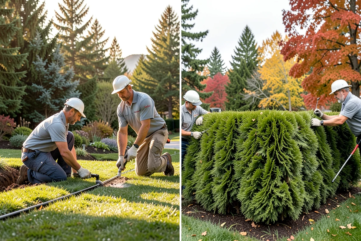 Hedge Removal in Lakewood, Pierce County, WA - Cut the hedge down in manageable sections