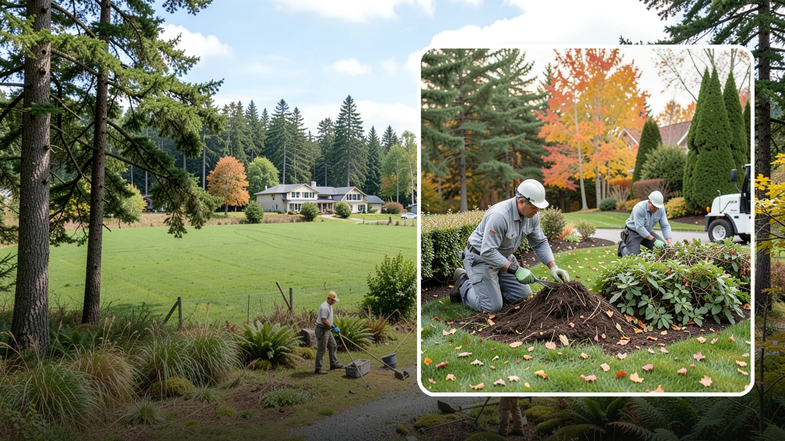 Hedge Removal in Lyman, Skagit County, WA - Complete hedge removal that clears tired or overgrown hedges down to the roots and reopens the space.