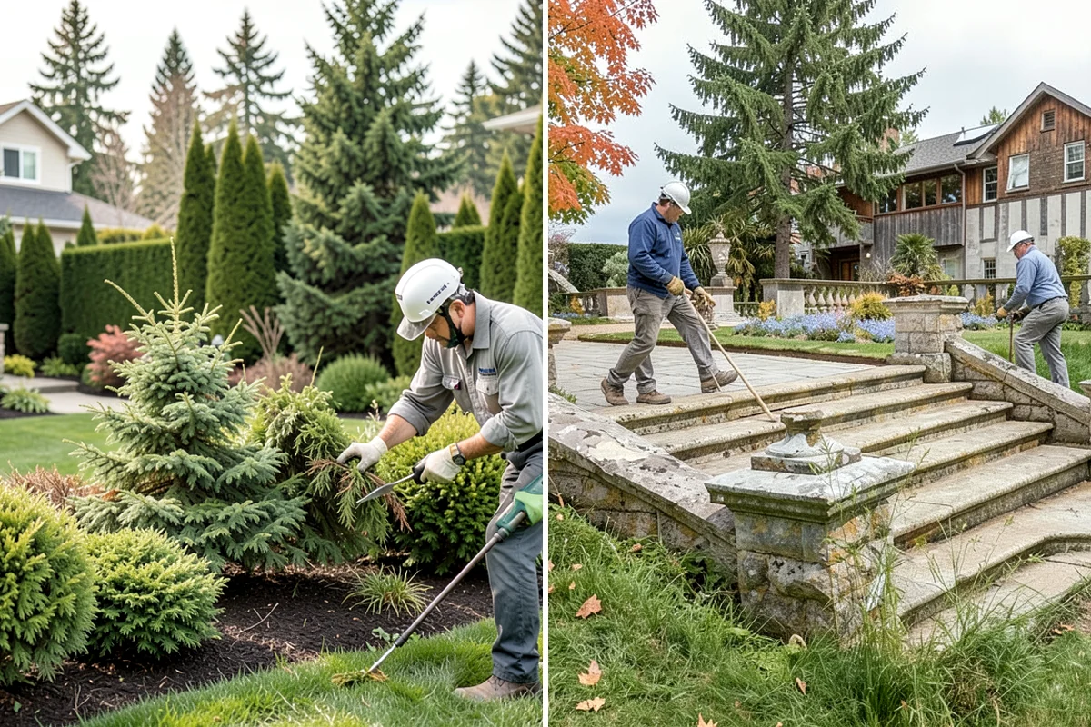 Hedge Removal in Lyman, Skagit County, WA - Cut the hedge down in manageable sections