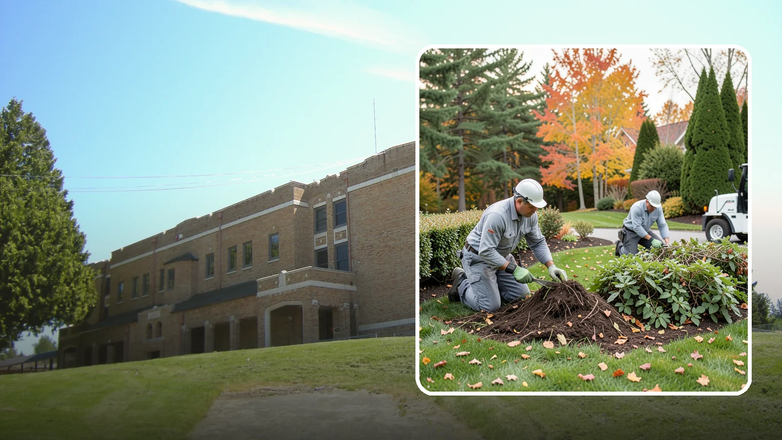 Hedge Removal in Maple Valley, King County, WA - Complete hedge removal that clears tired or overgrown hedges down to the roots and reopens the space.