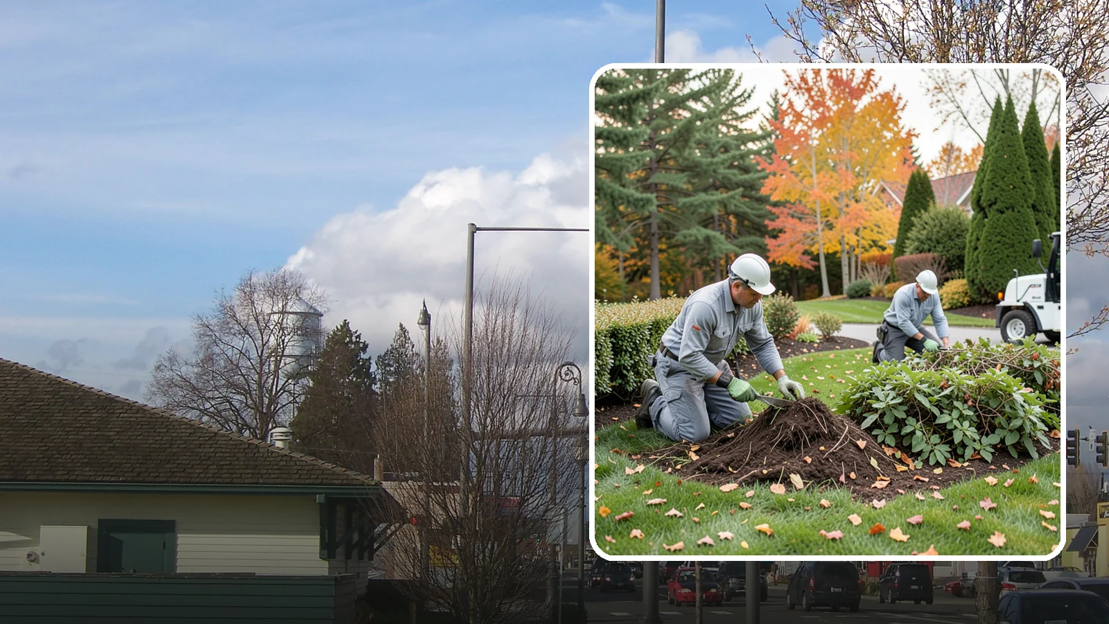 Hedge Removal in Marysville, Snohomish County, WA - Complete hedge removal that clears tired or overgrown hedges down to the roots and reopens the space.