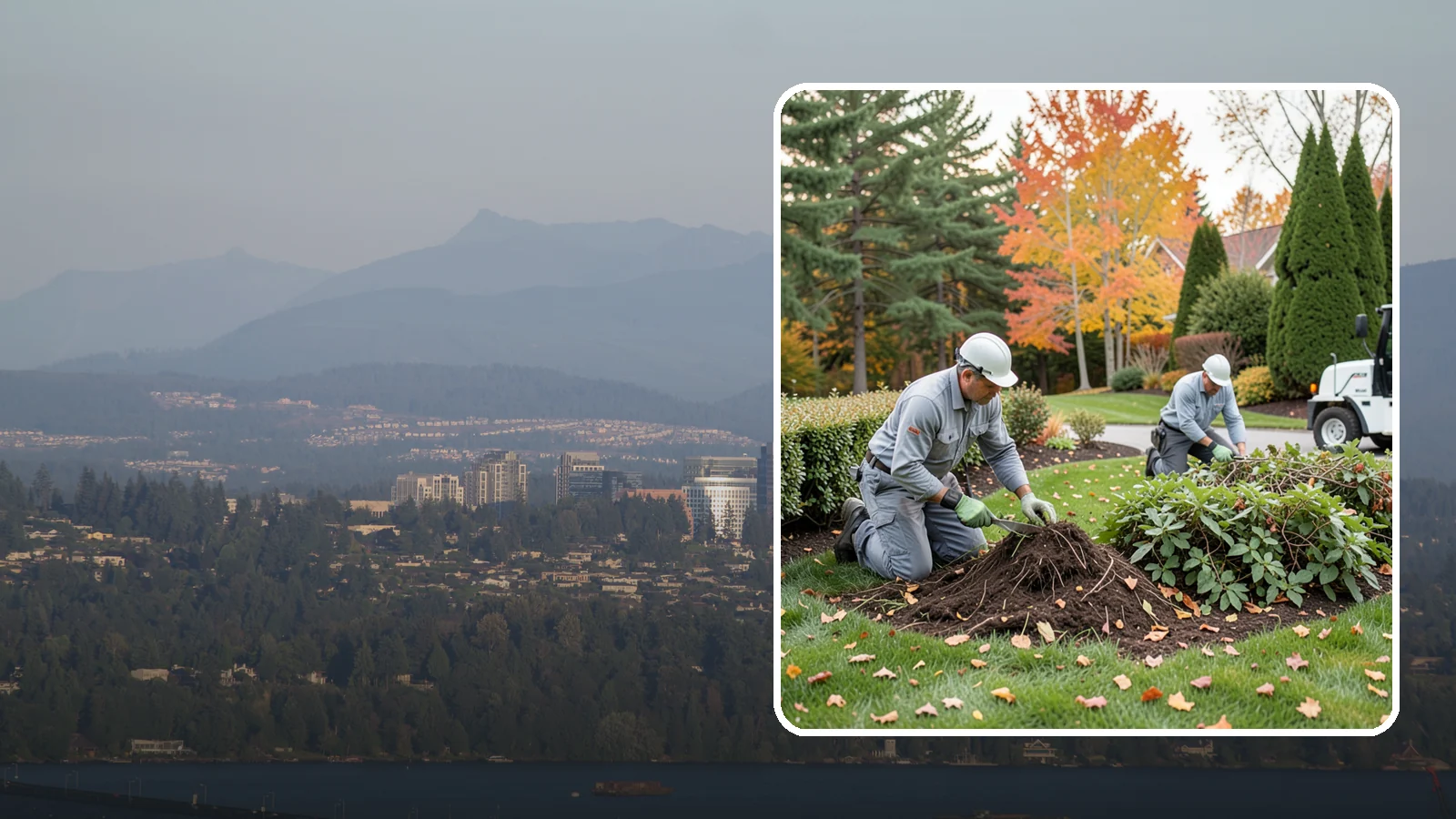 Hedge Removal in Medina, King County, WA - Complete hedge removal that clears tired or overgrown hedges down to the roots and reopens the space.