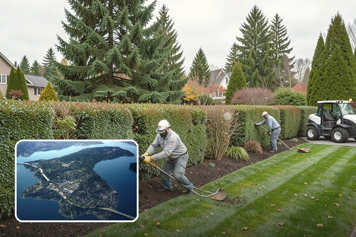 Hedge Removal in Mercer Island, King County, WA - Removes woody, overgrown, or dead hedges entirely