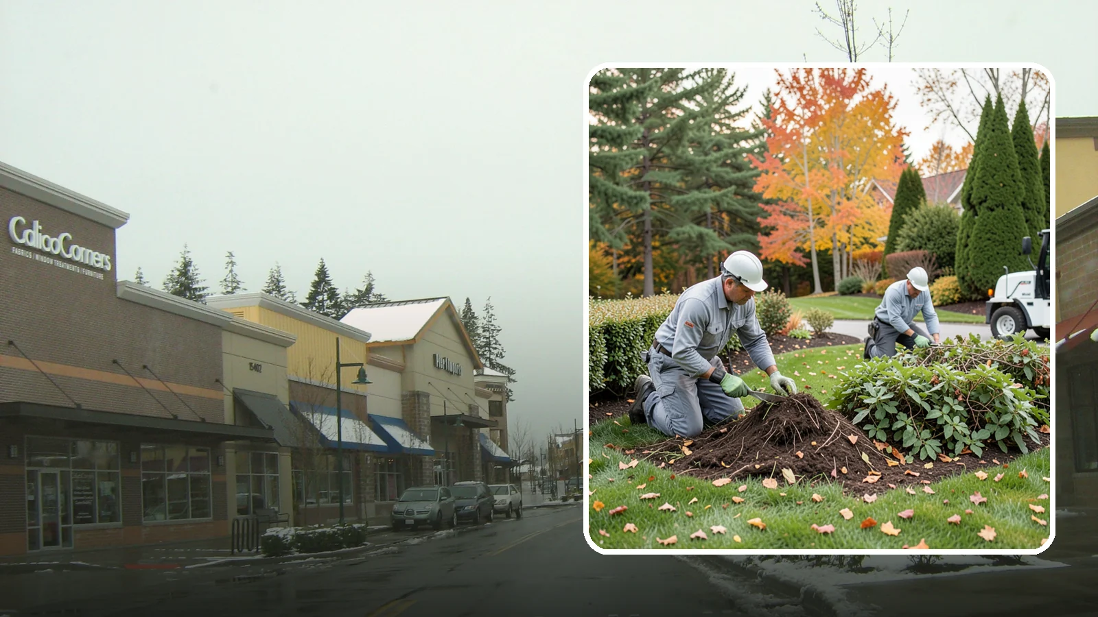 Hedge Removal in Mill Creek, Snohomish County, WA - Complete hedge removal that clears tired or overgrown hedges down to the roots and reopens the space.