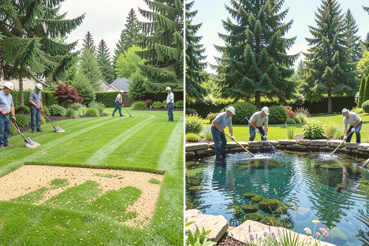Hedge Removal in Milton, King County, WA - Cut the hedge down in manageable sections