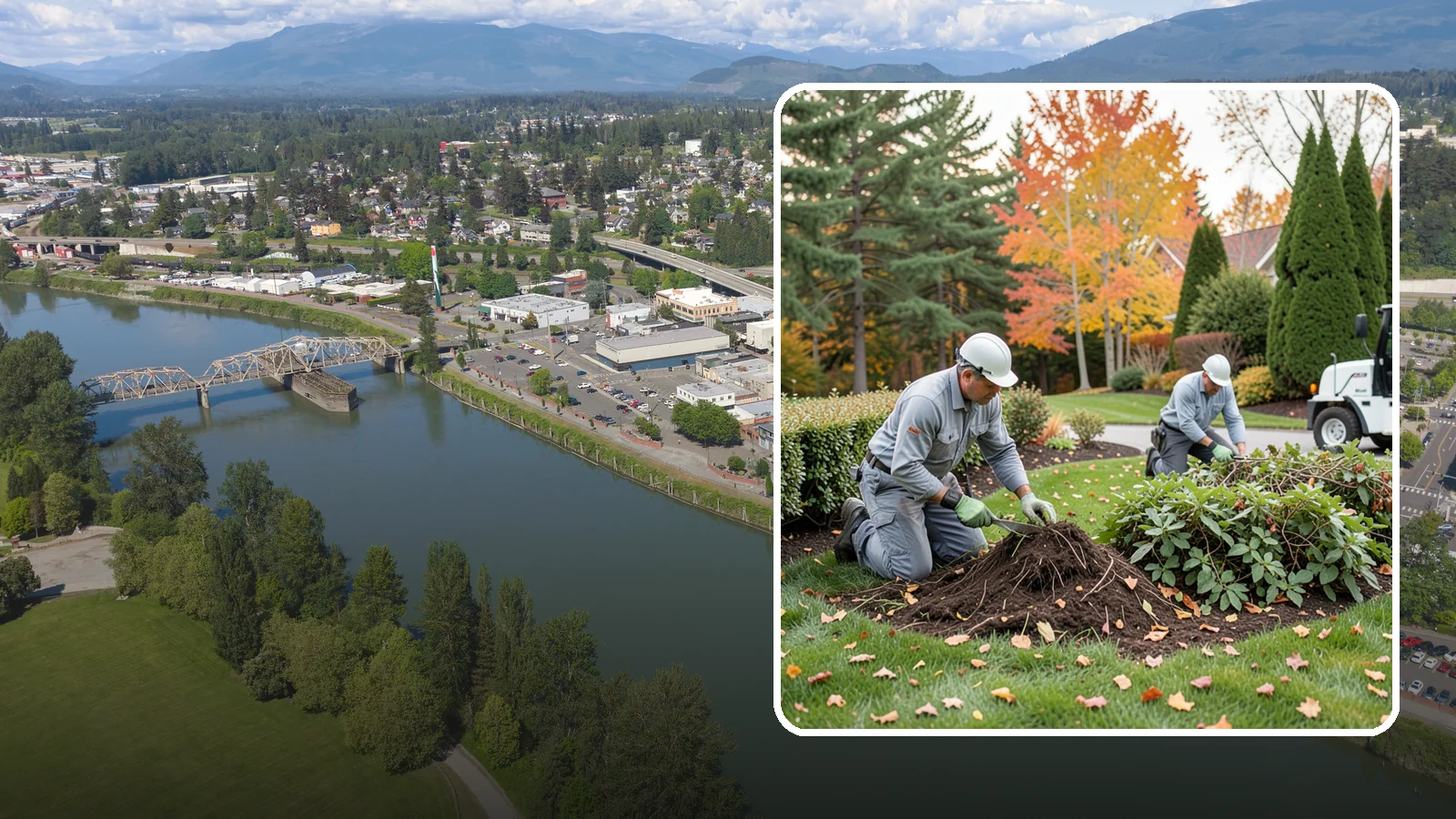 Hedge Removal in Mount Vernon, Skagit County, WA - Complete hedge removal that clears tired or overgrown hedges down to the roots and reopens the space.