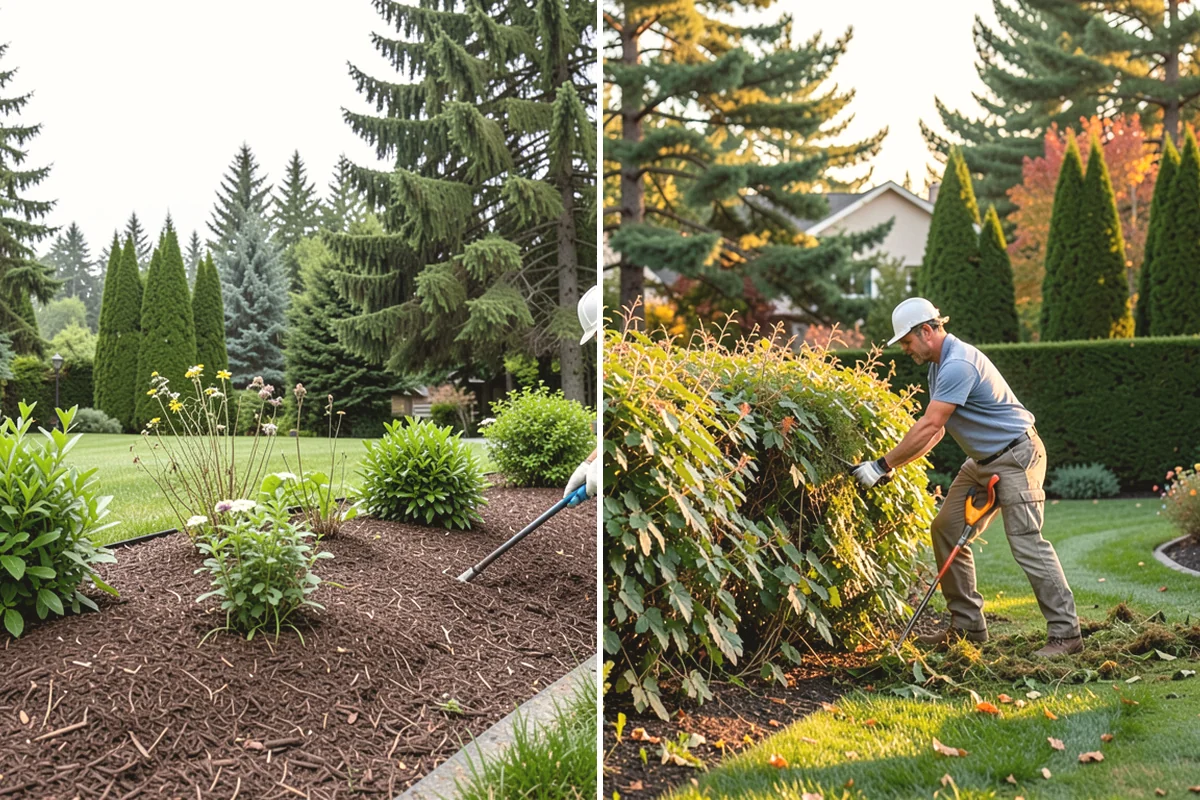 Hedge Removal in Mukilteo, Snohomish County, WA - Cut the hedge down in manageable sections