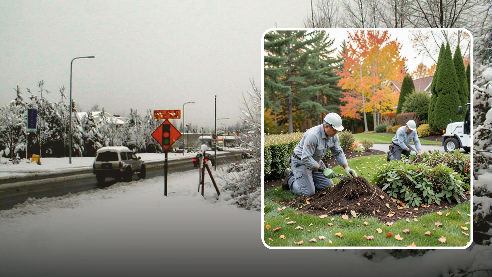 Hedge Removal in Newcastle, King County, WA - Complete hedge removal that clears tired or overgrown hedges down to the roots and reopens the space.