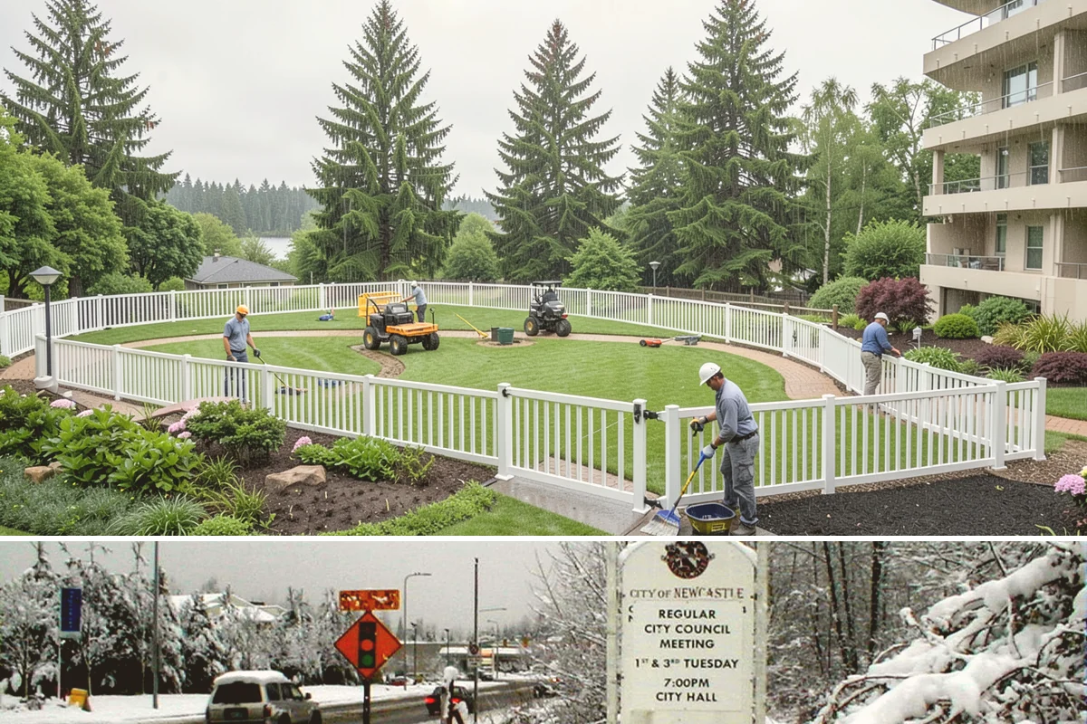 Hedge Removal in Newcastle, King County, WA - Removal can be done year-round in the mild Puget Sound climate, with fall and winter easiest on surrounding lawn.