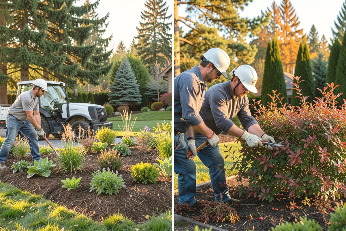 Hedge Removal in North Bend, King County, WA - Cut the hedge down in manageable sections