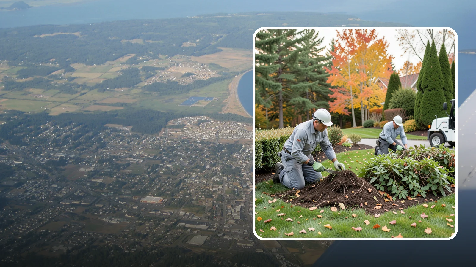 Hedge Removal in Oak Harbor, Island County, WA - Complete hedge removal that clears tired or overgrown hedges down to the roots and reopens the space.