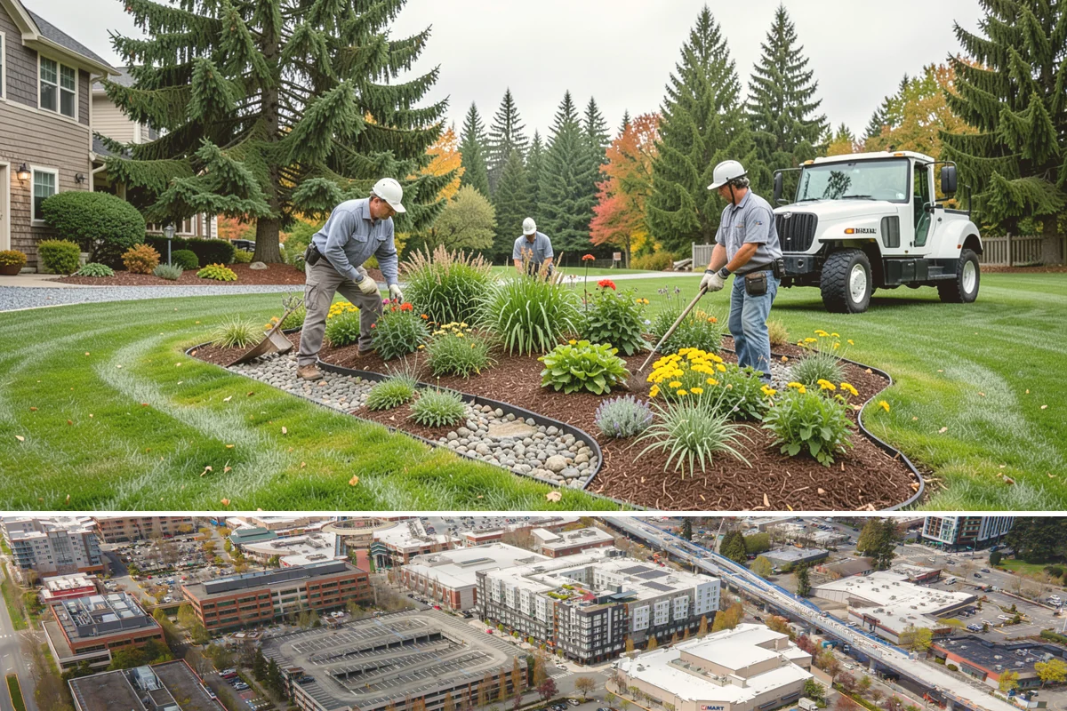 Hedge Removal in Redmond, King County, WA - Removal can be done year-round in the mild Puget Sound climate, with fall and winter easiest on surrounding lawn.