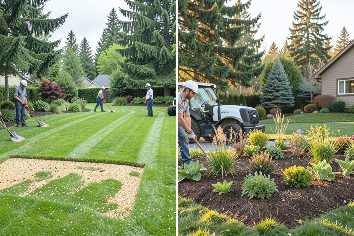Hedge Removal in Roy, Pierce County, WA - Cut the hedge down in manageable sections