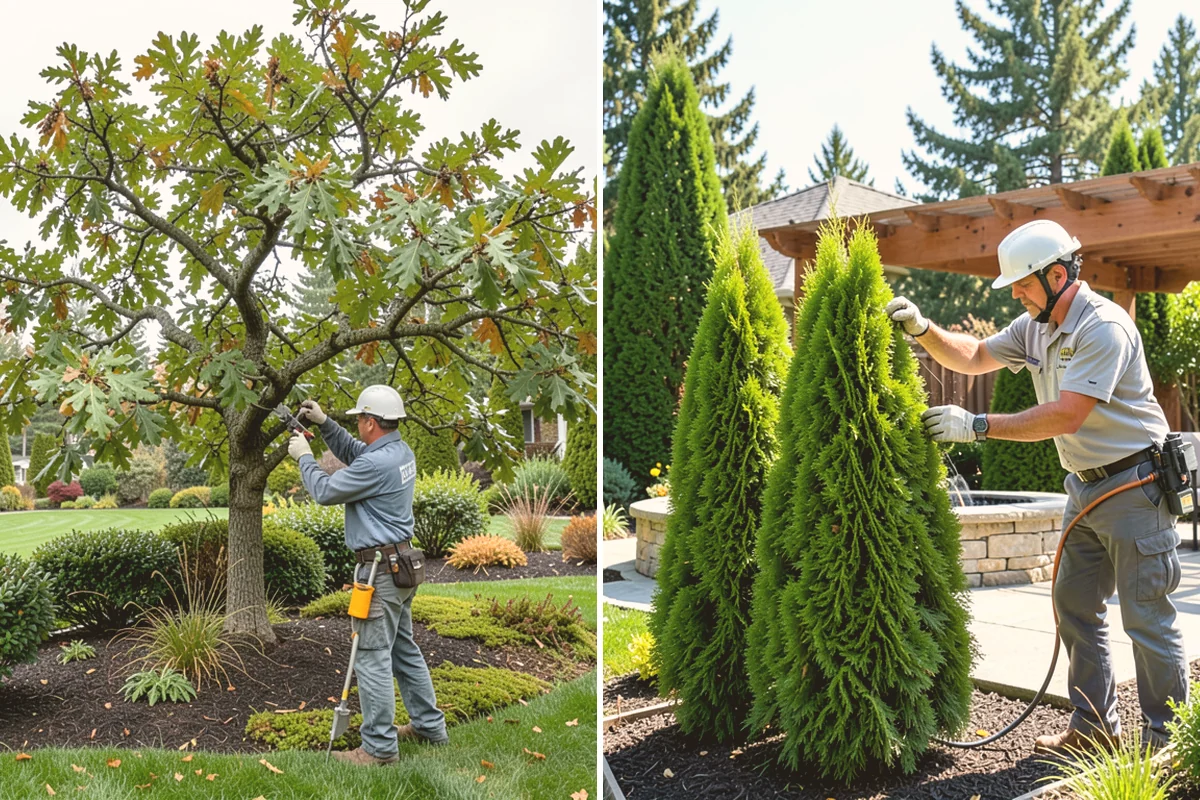 Hedge Removal in Sammamish, King County, WA - Cut the hedge down in manageable sections
