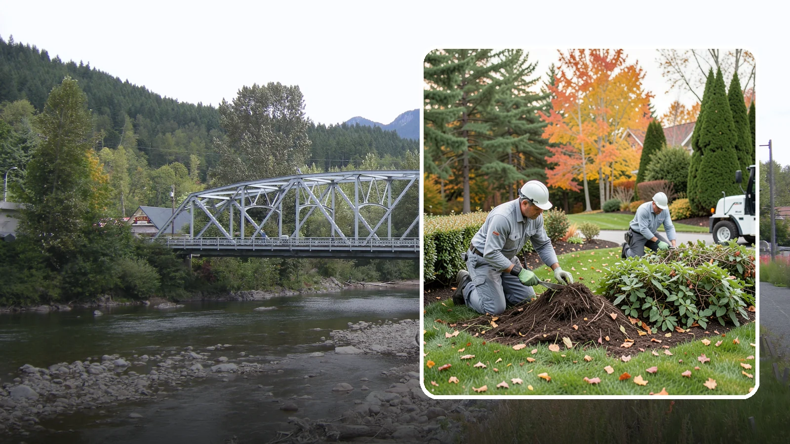 Hedge Removal in Skykomish, King County, WA - Complete hedge removal that clears tired or overgrown hedges down to the roots and reopens the space.