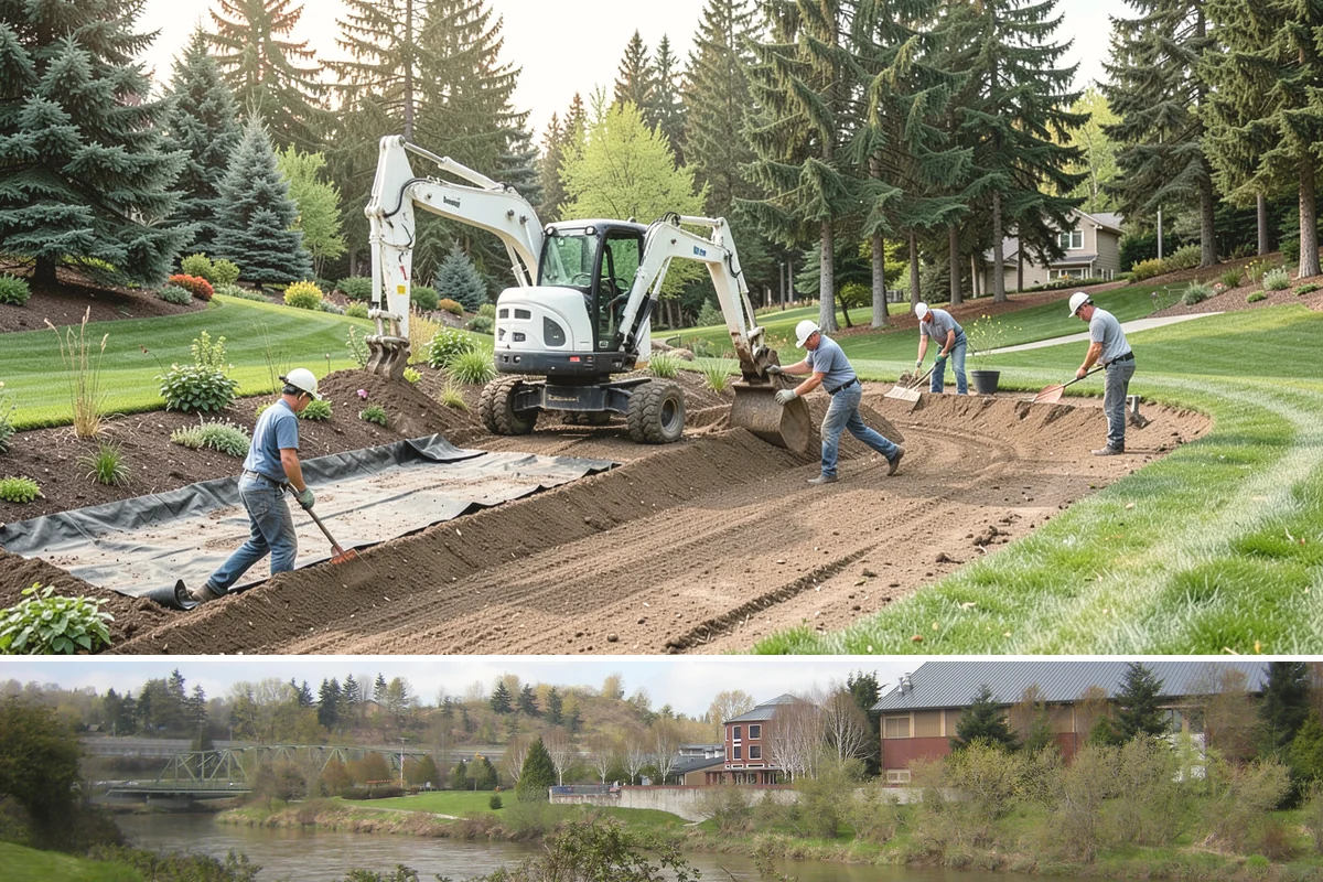 Hedge Removal in Tukwila, King County, WA - Removal can be done year-round in the mild Puget Sound climate, with fall and winter easiest on surrounding lawn.
