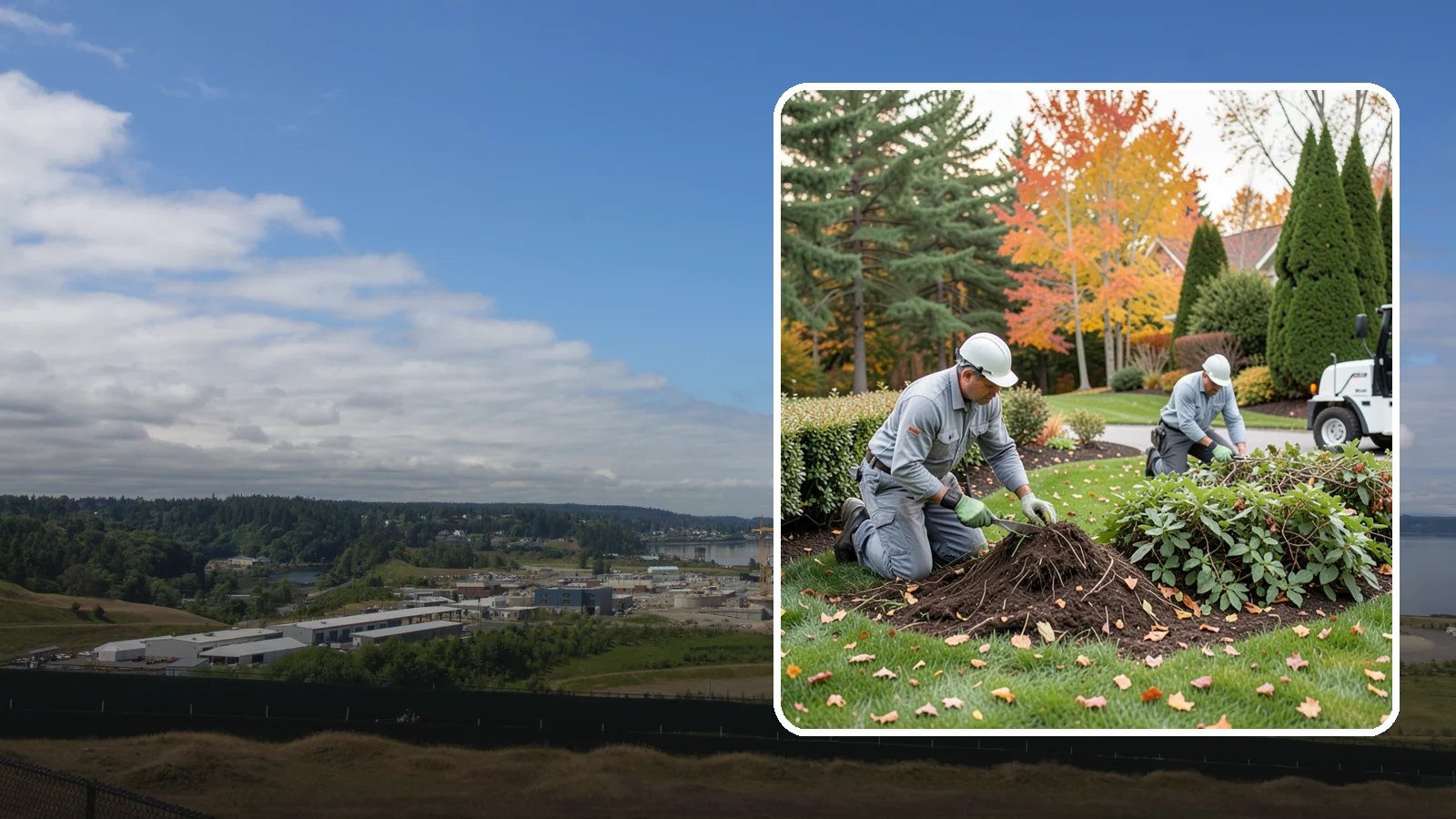 Hedge Removal in University Place, Pierce County, WA - Complete hedge removal that clears tired or overgrown hedges down to the roots and reopens the space.