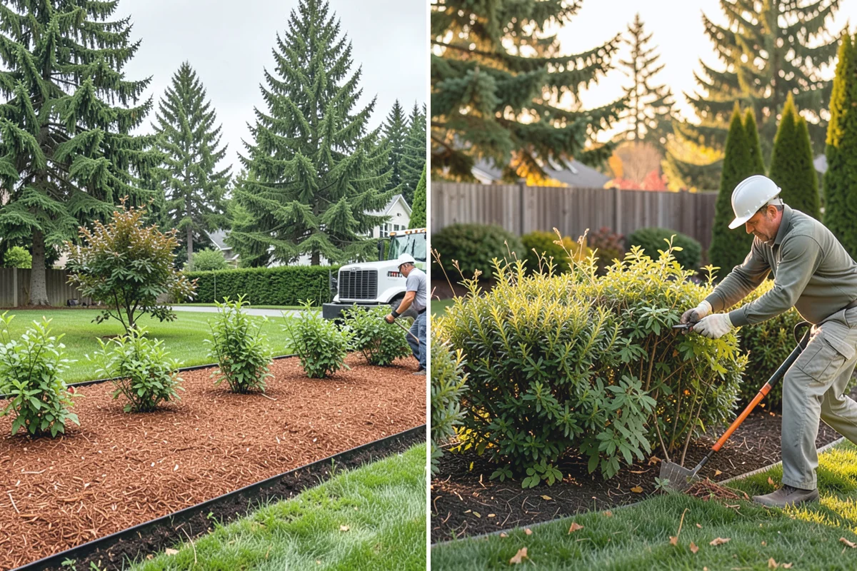 Hedge Removal in Wilkeson, Pierce County, WA - Cut the hedge down in manageable sections