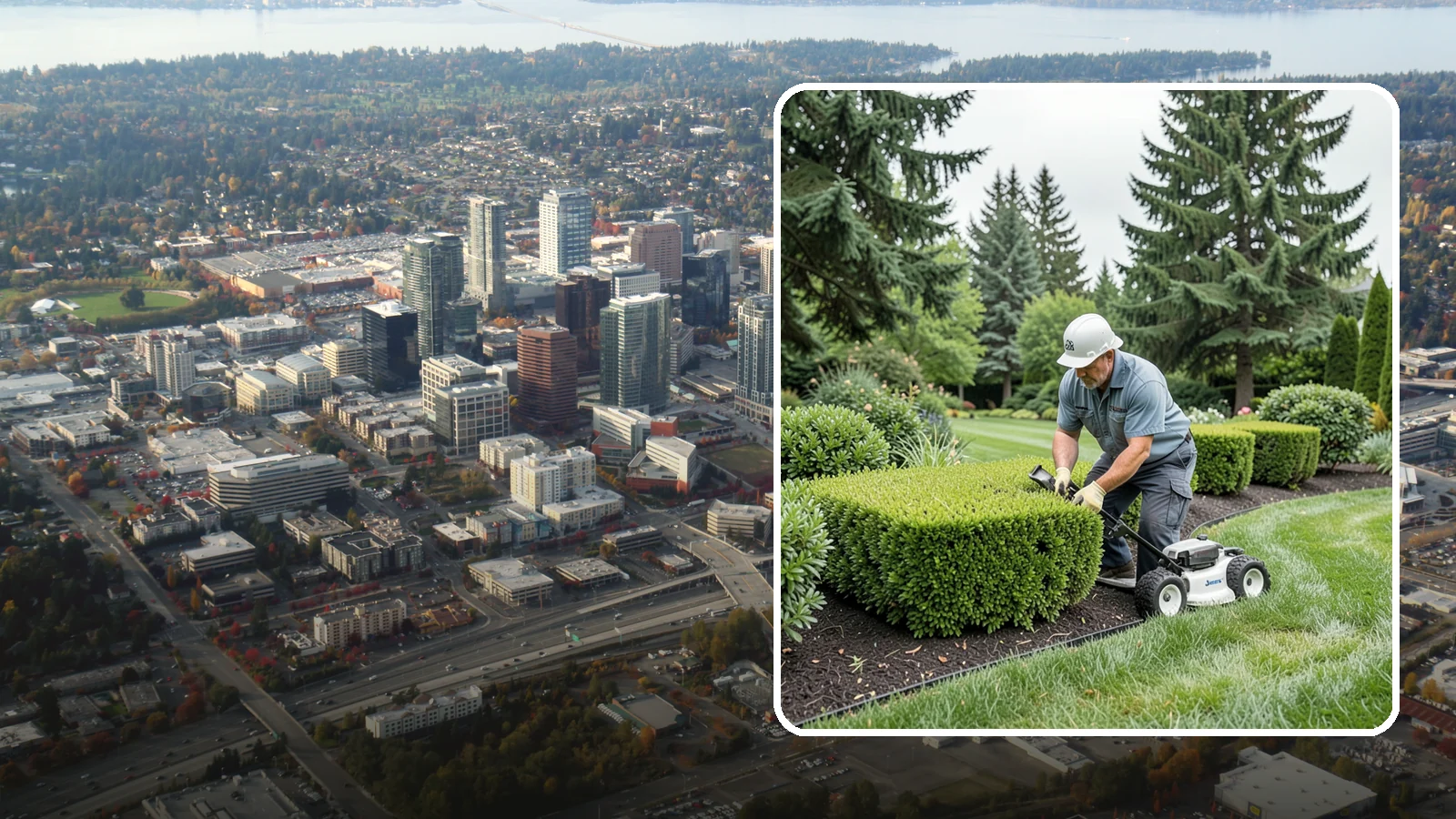 Hedge Shaping in Bellevue, King County, WA - Detailed hedge shaping that transforms overgrown or uneven hedges into clean, architectural forms.