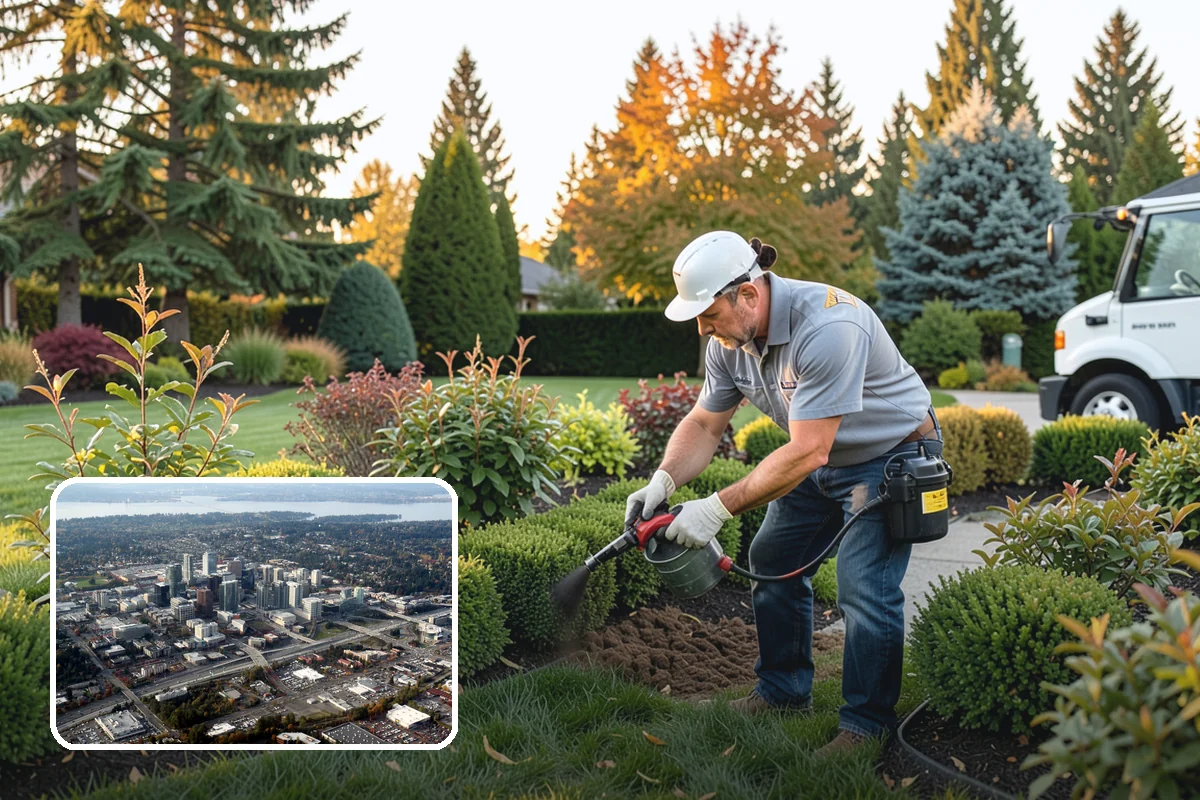 Hedge Shaping in Bellevue, King County, WA - Restores clean, defined hedge lines