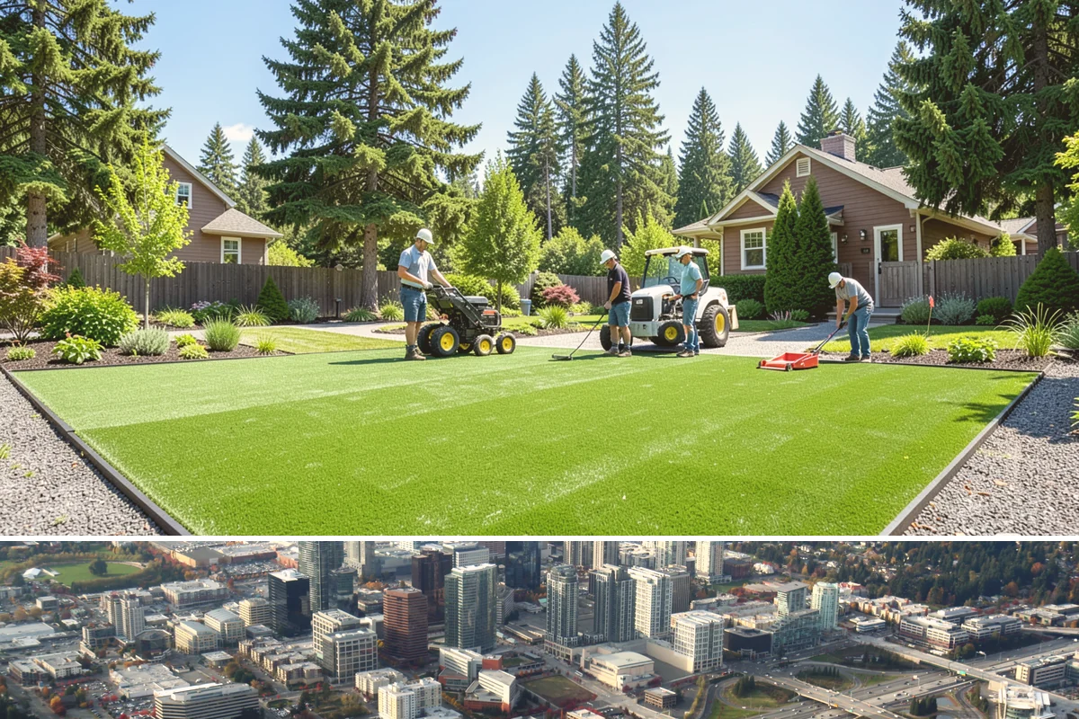 Hedge Shaping in Bellevue, King County, WA - Best shaped in late spring after the first flush, with light refinement in late summer across the Sound.
