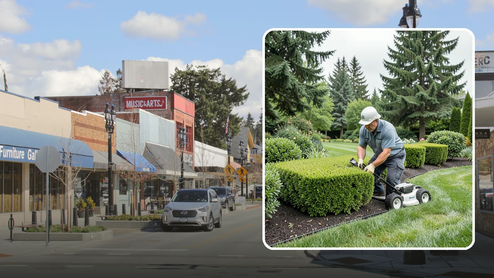 Hedge Shaping in Bothell, King County, WA - Detailed hedge shaping that transforms overgrown or uneven hedges into clean, architectural forms.
