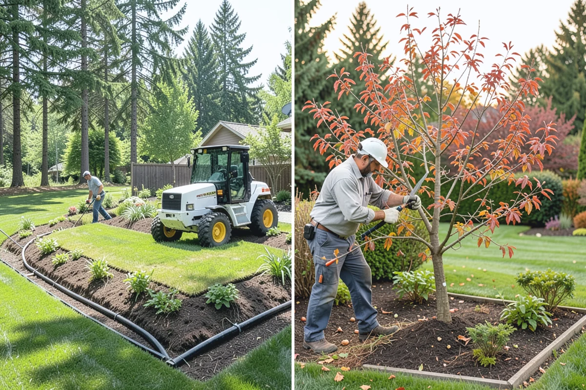 Hedge Shaping in Coupeville, Island County, WA - Study the hedge's current form and growth pattern