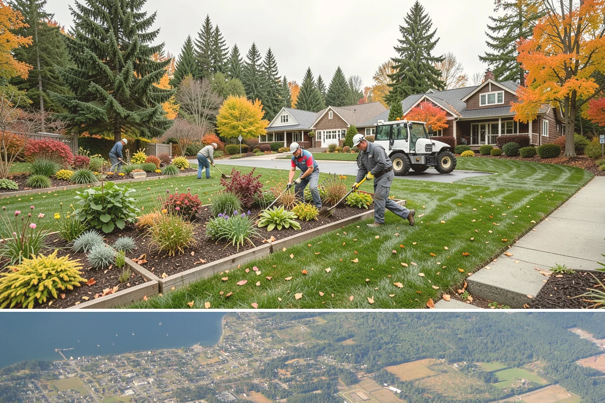 Hedge Shaping in Coupeville, Island County, WA - Best shaped in late spring after the first flush, with light refinement in late summer across the Sound.