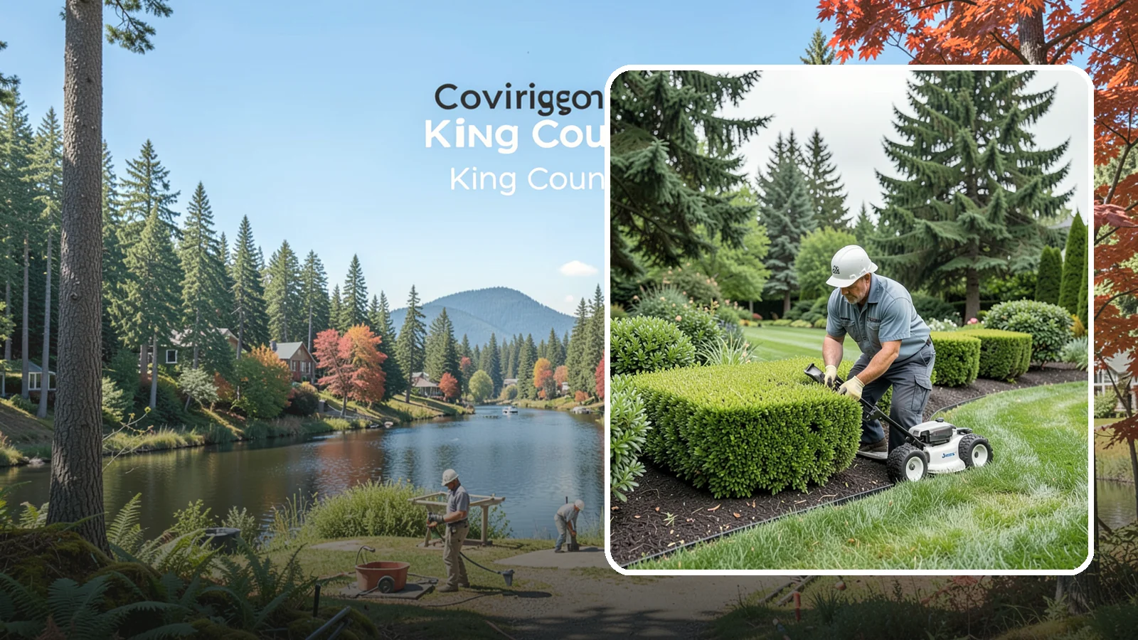 Hedge Shaping in Covington, King County, WA - Detailed hedge shaping that transforms overgrown or uneven hedges into clean, architectural forms.
